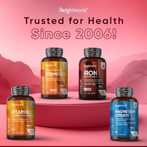 High Strength Vegan Iron Tablets for Energy