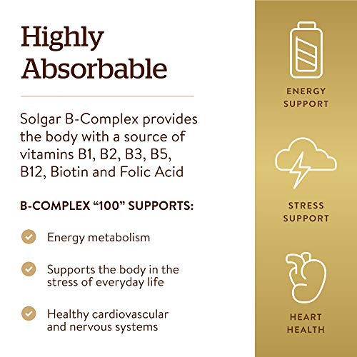 Solgar B-Complex 100 Veggie Capsules - Non-GMO