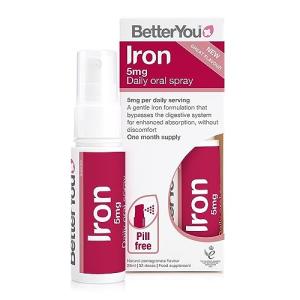 BetterYou Iron 5 Oral Spray - Tasty Liquid Supplement