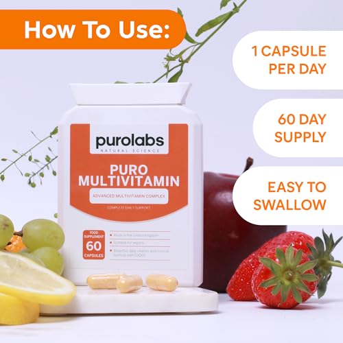 Vegan Multivitamins & Minerals – 60 Daily Capsules