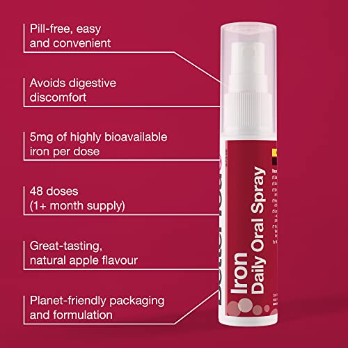 BetterYou Iron 5 Oral Spray - Tasty Liquid Supplement