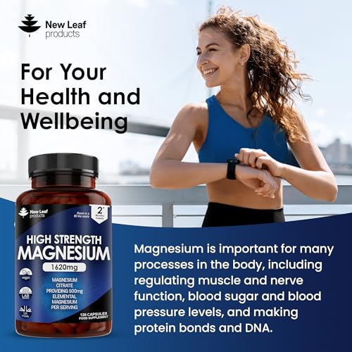 Super Strength Magnesium Citrate Capsules for Sleep & Muscle