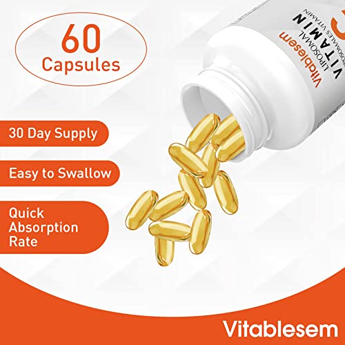 High-Dose Liposomal Vitamin C Capsules 2000 mg