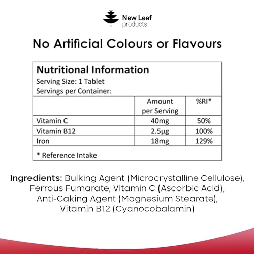 Gentle Iron Tablets with B12 & Vitamin C