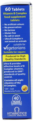 Vitamin B-Complex Tablets - 60 Count Pack