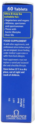 Vitamin B-Complex Tablets - 60 Count Pack