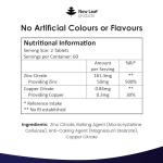 Zinc 50mg with Copper - Immune Support Tablets