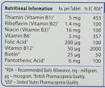 Vitamin B-Complex Tablets - 60 Count Pack