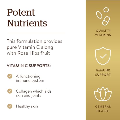 Solgar Vitamin C with Rose Hips - 180 Tablets