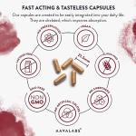 Natural Iron & Vitamin C Supplement - 120 Capsules