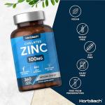 Zinc Tablets 100mg for Immunity Support - Vegan