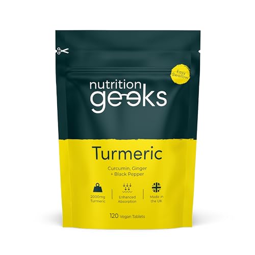 Turmeric Tablets 2000 mg with Black Pepper & Ginger