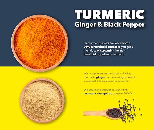 High Strength Turmeric, Ginger & Black Pepper Tablets