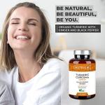 Organic Turmeric & Black Pepper Capsules - 120 Count