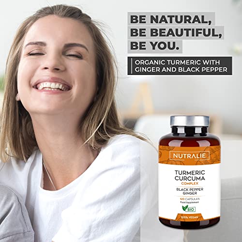 Organic Turmeric & Black Pepper Capsules - 120 Count