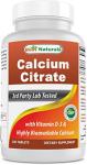 Calcium Citrate with Vitamin D3 - 240 Tablets