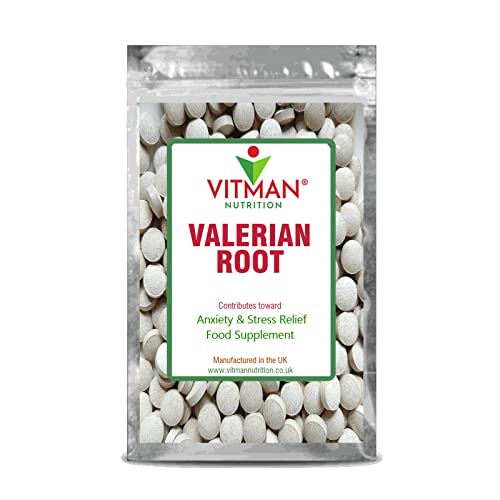 Valerian Root Tablets for Natural Sleep Support