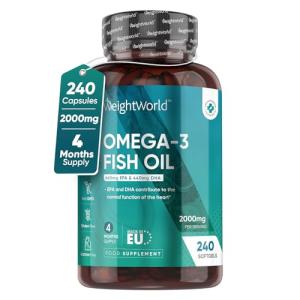 High-Potency Omega 3 Fish Oil Softgels