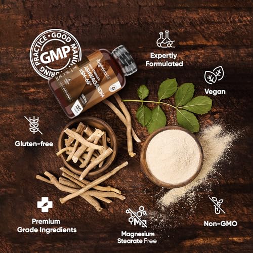 High-Potency Ashwagandha 1500mg - 180 Vegan Tablets