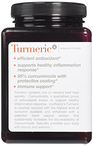 Youtheory Turmeric Advanced Formula 180 Capsules