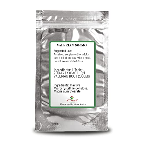 Valerian Root Tablets for Natural Sleep Support