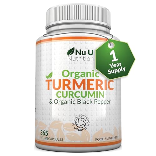 Organic Turmeric & Black Pepper Capsules 600mg