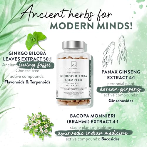 Ginkgo Biloba & Ginseng for Memory and Energy