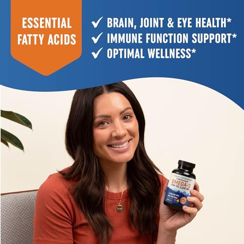 Triple Strength Omega 3 Fish Oil Softgels 120 Ct