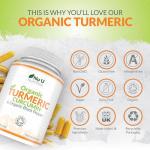 Organic Turmeric & Black Pepper Capsules 600mg