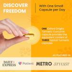 High Strength Turmeric Capsules with Ginger & Pepper