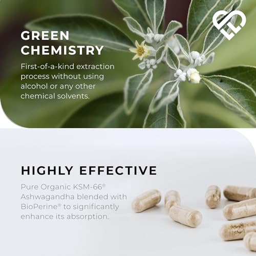 High Strength Organic Ashwagandha KSM-66®, 600mg