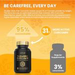 High Strength Turmeric Capsules with Ginger & Pepper