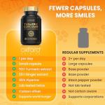 High Strength Turmeric Capsules with Ginger & Pepper
