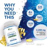 Omega 3 & Vitamin D3 Softgels - High Strength