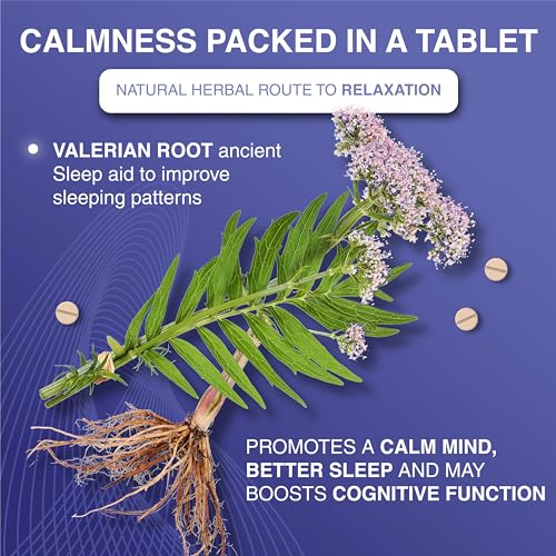 Valerian Root 4000mg Tablets for Sleep Support