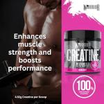 Warrior Creatine Monohydrate Powder, Blazin Berry, 300g