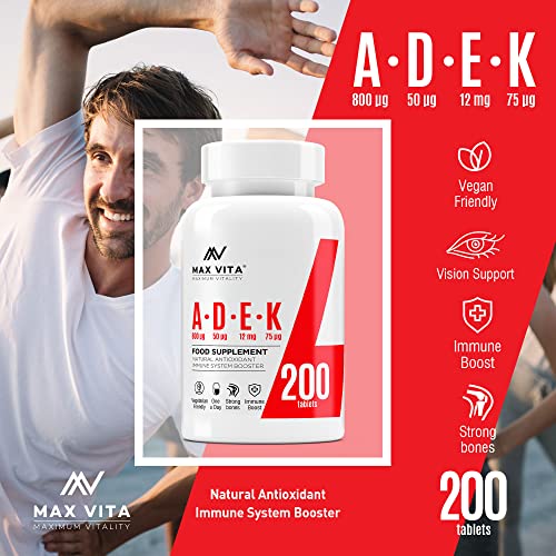 Vitamin A D3 K2 MK-7 Supplement for Strong Bones