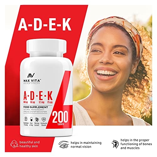 Vitamin A D3 K2 MK-7 Supplement for Strong Bones