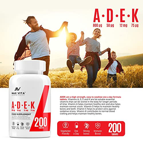 Vitamin A D3 K2 MK-7 Supplement for Strong Bones