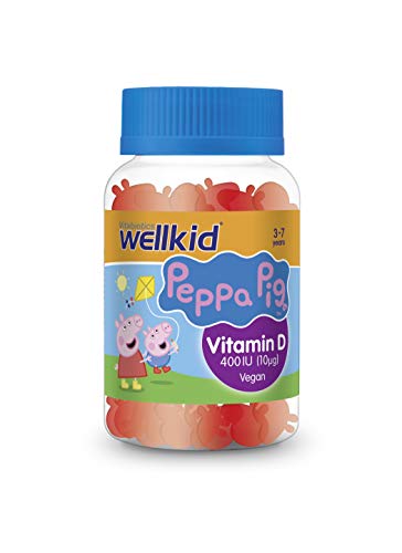 Wellkid Peppa Pig Vitamin D Gummies, 30 Count
