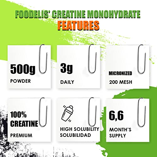 Kreatin Monohydrat Powder - 500g Unflavored