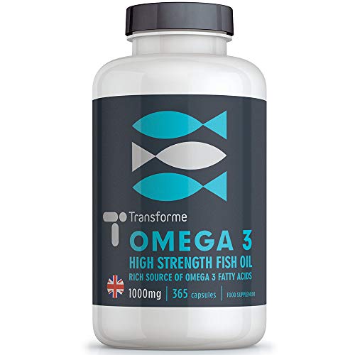 Omega 3 Fish Oil 1000mg, 365 Softgels