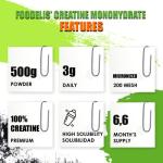 Kreatin Monohydrat Powder - 500g Unflavored