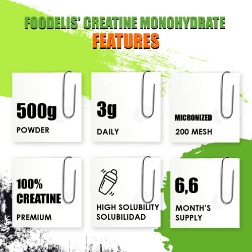 Kreatin Monohydrat Powder - 500g Unflavored
