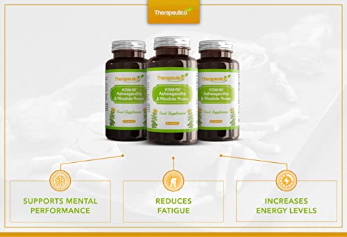 KSM66 Ashwagandha & Rhodiola - Vegan Capsules