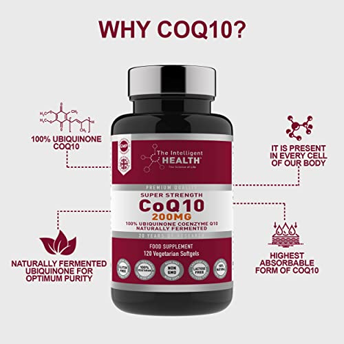 Coenzyme Q10 200mg Vegan Softgel Capsules