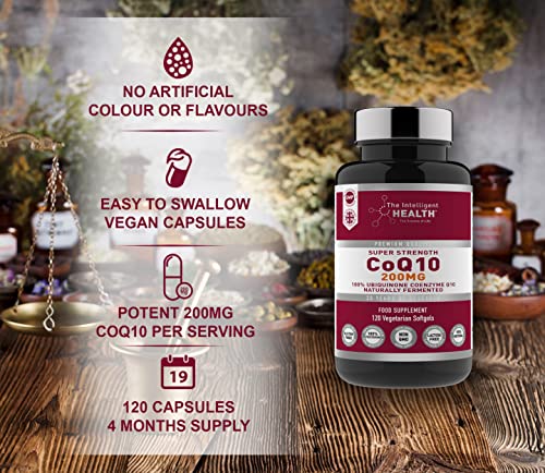 Coenzyme Q10 200mg Vegan Softgel Capsules