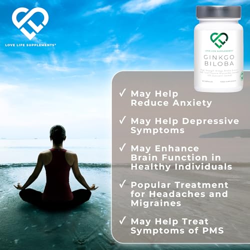 Ginkgo Biloba 15,000mg Capsules - 60 Servings
