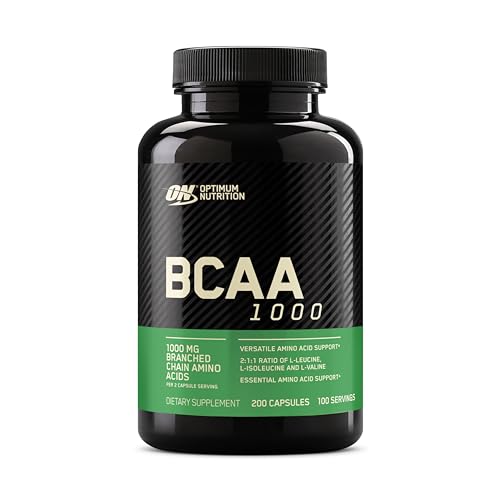 Optimum Nutrition BCAA 1000 Caps, 200 Count
