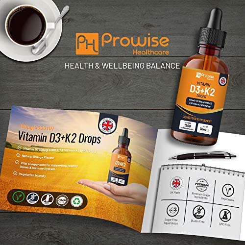 Vitamin D3 4000iu + K2 MK7 Liquid Drops